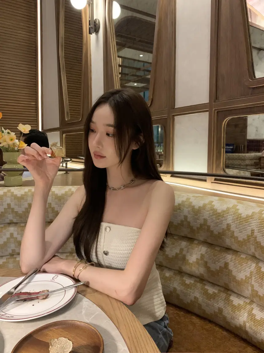 프리사이즈 편안한 루즈핏 니트 원피스 상세 이미지 6