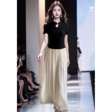 批发2026法式高腰显瘦阔腿裙<b class='q'>裤</b>套<b class='q'>装</b>女夏季新款休闲<b class='q'>百搭</b>t恤宽松休闲<b class='q'>裤</b>