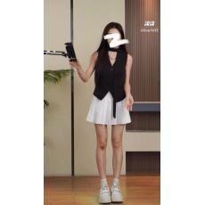 高级感西装背心马甲女装2026夏季新款气质显瘦叠穿无袖上衣配飘带