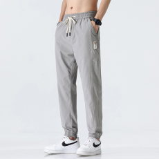 批发春夏季纯棉休闲工装裤男士宽松百搭新款哈伦裤男款运动长裤子男生