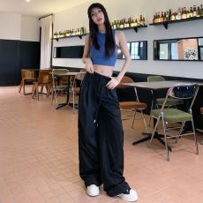 美式工装裤夏季新款速干降落伞薄款休闲长裤子凉爽透气工装裤女