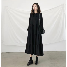 批发2026早春大码学院风显瘦遮肚减龄胖MM<b class='q'>连衣裙</b>闺蜜裙M 4XL200斤