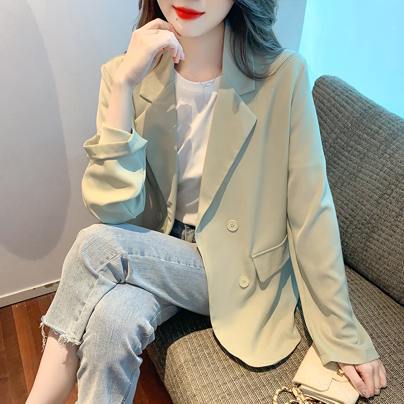 PF18056#新款韩版小众设计女士小西服西装外套女裝貨源服裝批發