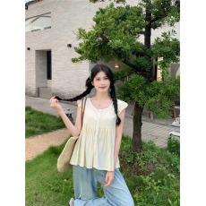 批发实拍 新款 韩版甜美复古格子小单排扣宽松显瘦上衣