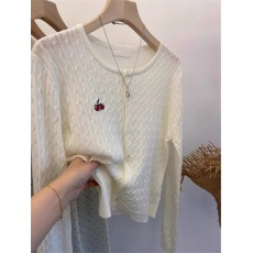 批发<b class='q'>浙江</b>普苑毛衣<b class='q'>桐乡</b>高端嘉兴濮院羊毛衫刺绣针织开衫外套女上衣秋冬