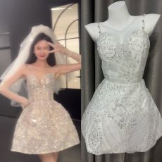 批发赵露思同款礼服公主蓬蓬裙子生日party小礼裙高端轻奢小众连衣裙