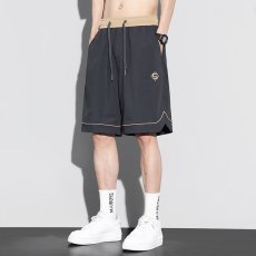 批发运动休闲短裤男夏季透气薄款宽松五分裤新款潮牌百搭直筒马裤