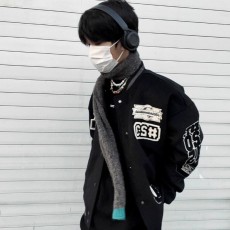 批发春秋美式高街男女夹克情侣装棒球服重工刺绣潮牌<b class='q'>嘻哈</b>oversize外套