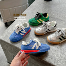 批发2024秋季新款儿童时尚百搭休闲鞋女童低帮板鞋<b class='q'>韩版</b>男童软底运动鞋