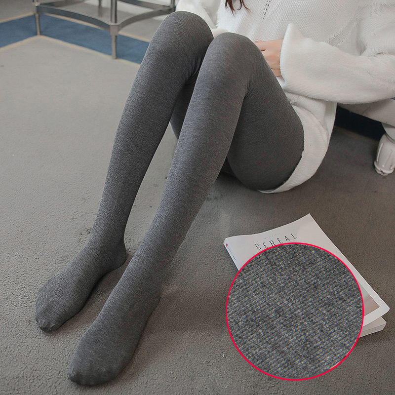 실사 얇은 스트라이프 만나는 스타킹 임산부 베이스 양말 봄 가을 고급 빗질된 면 봄 가을 팬티스타킹 임산부 스타킹 복부 지지