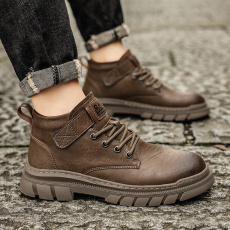 批发2024四季款爆款马丁靴商务<b class='q'>休闲</b>鞋男短靴货号