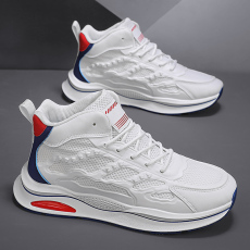 批发2024秋季新款高帮网布运动鞋女鞋休闲鞋货号