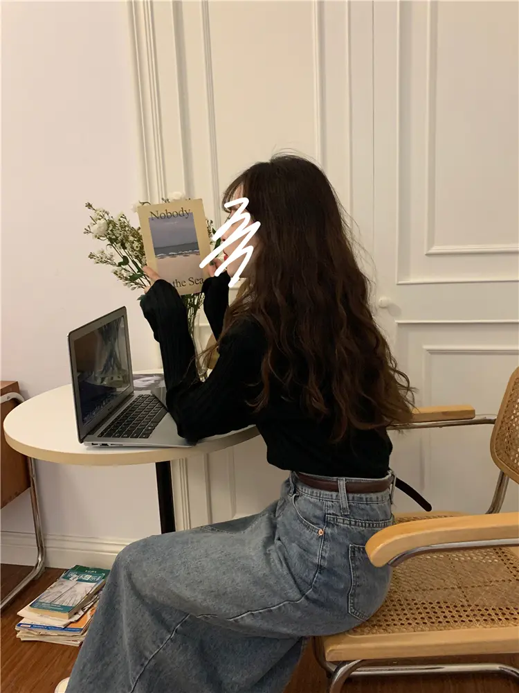폴드 칼라 가디건 상세 이미지 27