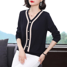 批发2025新款妈妈秋装上<b class='q'>衣服</b>中年女洋气长袖大码卫衣<b class='q'>中老年</b>休闲针织衫