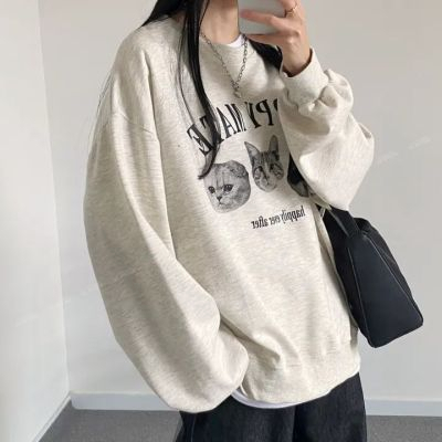 원본 대외 무역 새로운 한국 스타일 작은 대중 캐주얼 커플 후드티 여성 느긋한 바람 디자인 센스 패션 다용도 섹션