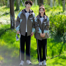 批发实拍情侣秋冬学院风男女外套学生三件套套装 <b class='q'>运动服</b> 校服 班服
