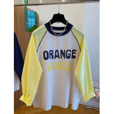 批发特<b class='q'>大码</b>300斤撞色亚麻<b class='q'>长袖</b>T恤女春夏新款宽松薄卫衣棉麻防晒上衣潮