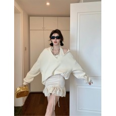 批发<b class='q'>实拍</b>实价设计感挂脖刺绣真两件运动连帽卫衣辣妹性感包臀短裙套装