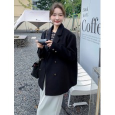批发原版做法毛呢西装外套女秋冬爆款加厚小香风复古<b class='q'>短款</b>呢子大衣