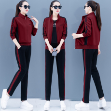 批发官图 中<b class='q'>老年</b>运动套装妈妈<b class='q'>外套</b>2026新款女装春上衣宽松大码三件套