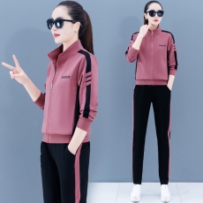 批发官图 中<b class='q'>老年</b>运动套装妈妈<b class='q'>外套</b>2026新款女装春上衣宽松大码三件套
