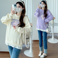 批发实拍<b class='q'>孕妇</b><b class='q'>套装</b>春装2026新款<b class='q'>孕妇装</b>卫衣春秋上衣加<b class='q'>打底裤</b>两件套