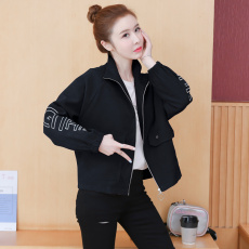 批发实拍春秋欧货时尚洋气休闲短外套<b class='q'>气质</b>龄显高百搭宽松女上衣