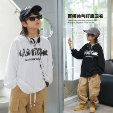 批发男童长袖t恤春秋款2026新款纯棉<b class='q'>儿童</b><b class='q'>衣服</b>中大童洋气秋季男孩上衣