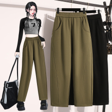 批发2026春新款卫裤<b class='q'>休闲</b>裤子阔腿工装裤显瘦大码香蕉裤简约百搭运动裤