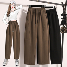 批发2026春新款卫裤<b class='q'>休闲</b>裤子阔腿工装裤显瘦大码香蕉裤简约百搭运动裤