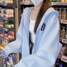 批发男士350g纯棉帽衫秋冬外套拉链连帽卫衣潮牌宽松情侣长袖开衫上衣