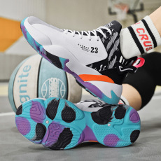 批发男士运动鞋2022秋季新款迷彩篮球鞋 <b class='q'>韩版</b>时尚潮流学生跑步鞋<b class='q'>男鞋</b>