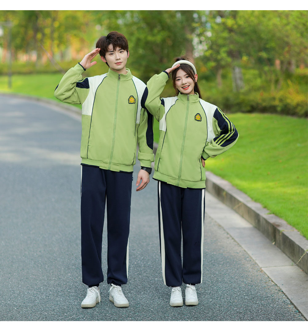 实拍2024新款中小学生校服春秋装三件套运动服套装秋冬
