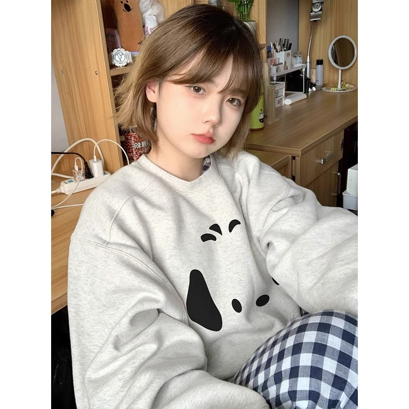 발 코드 원본 대외 무역 새로운 한국 스타일 작은 대중 캐주얼 후드티 여성 ins 느긋한 바람 디자인 센스 다용도 섹션