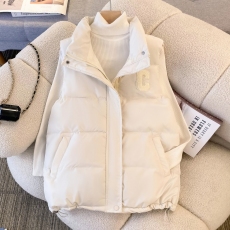 批发实拍网红爆款ins羽绒棉服马甲新款秋冬季外穿爆款坎肩背心马夹