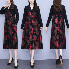 批发实拍2025新款百搭大码女装减龄藏肉宽松型打底A字裙