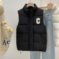 批发<b class='q'>实拍</b>网红爆款ins羽绒棉服马甲新款秋冬季外穿爆款坎肩背心马夹