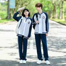 批发大量 实拍#情侣装秋冬季卫衣外套套装学生班服运动会三件套