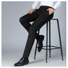 批发实拍<b class='q'>夏</b>季四面弹抗皱柔软舒适商务休闲西裤男弹力通勤西装长裤