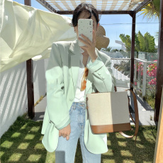 批发尺寸已更新 韩风ins高级感设计感炸街小众西服西装外套 净色6色~