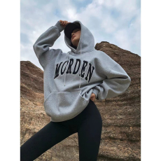 批发韩国外贸新款<b class='q'>韩版</b>小众休闲<b class='q'>情侣</b><b class='q'>卫衣</b>女慵懒风设计感外套时尚百搭