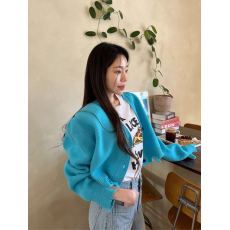 批发3<b class='q'>色</b>现货 韩国东大门早秋新款<b class='q'>糖果</b><b class='q'>色</b>高级质感<b class='q'>开衫</b>
