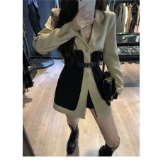 批发2024年春秋新款韩版气质英伦风收腰显瘦高级设计感小众<b class='q'>西装</b>外套女