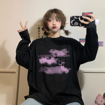 얇은 스타일 털이 있는 발 코드 원본 대외 무역 새로운 한국 스타일 캐주얼 커플 후드티 여성 느긋한 바람 디자인 센스 다용도