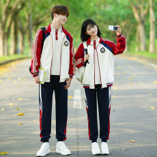 批发大量 情侣装秋冬装卫衣外套学生班服校服运动会三件套套装