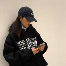 批发薄款/加绒 足码原版外贸新款韩版休闲情侣<b class='q'>卫衣</b>女慵懒风设计感百搭