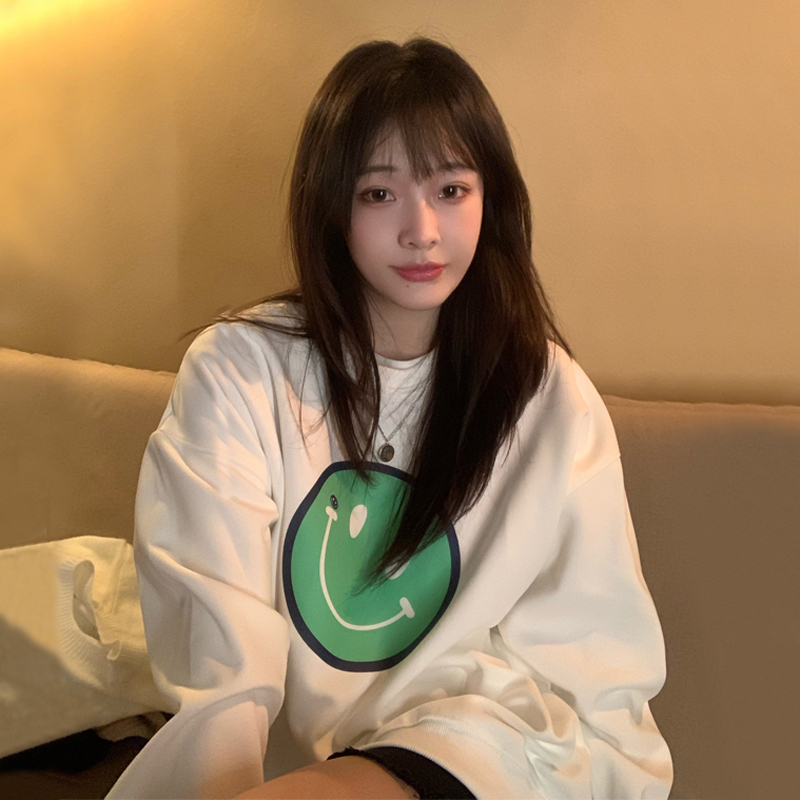 얇은 스타일 털이 있는 발 코드 원본 대외 무역 새로운 한국 스타일 캐주얼 커플 후드티 여성 느긋한 바람 디자인 센스 다용도