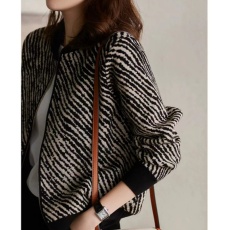 批发品牌折扣<b class='q'>女装</b><b class='q'>专柜</b><b class='q'>正品</b>原单清仓剪标上衣动物纹拉链针织开衫外套女