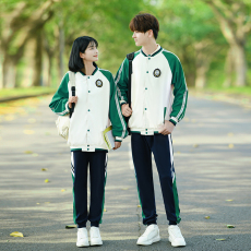 批发大量 情侣装秋冬装卫衣外套学生班服校服运动会三件套套装