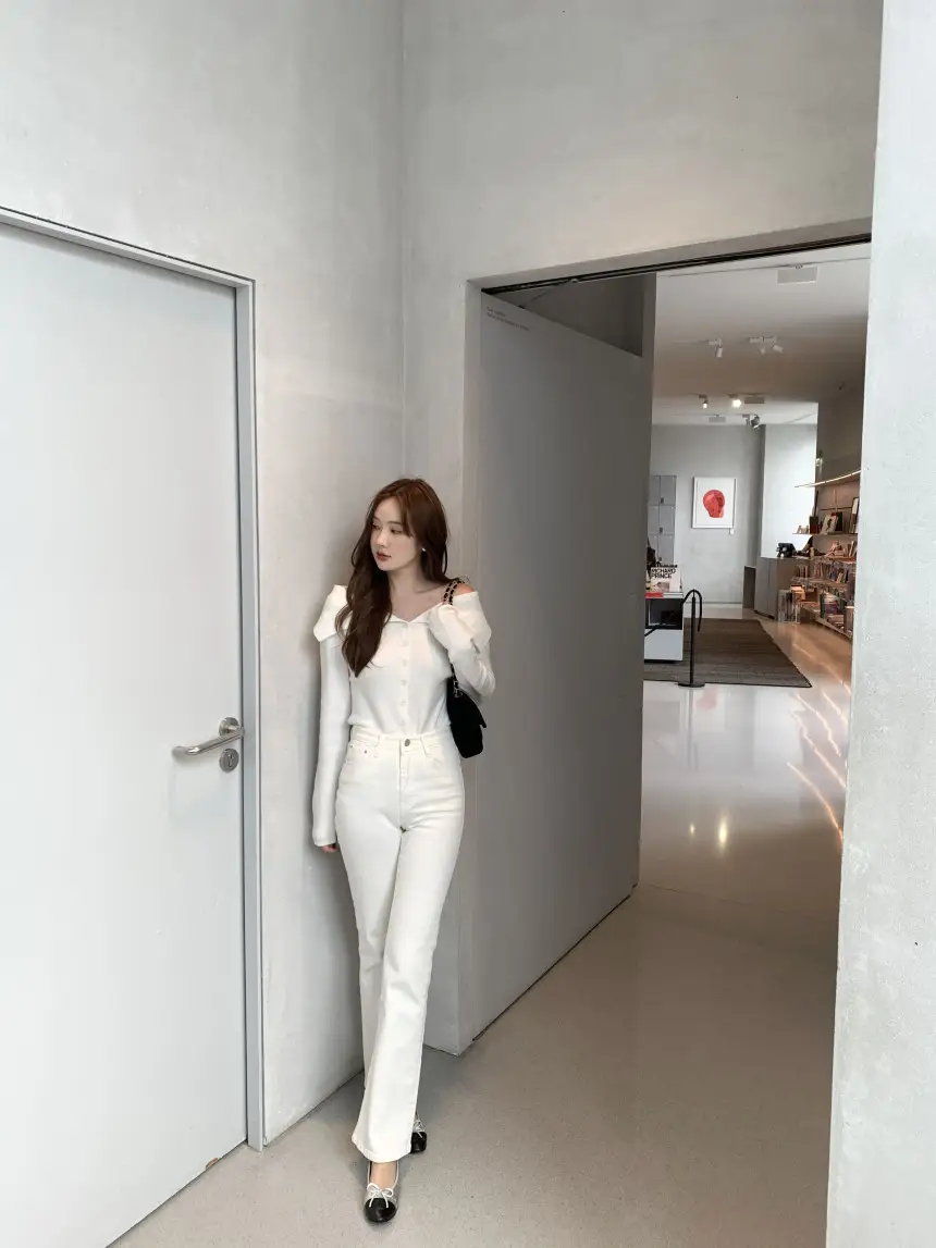 한국 스타일 루즈핏 니트 셔츠 상세 이미지 15
